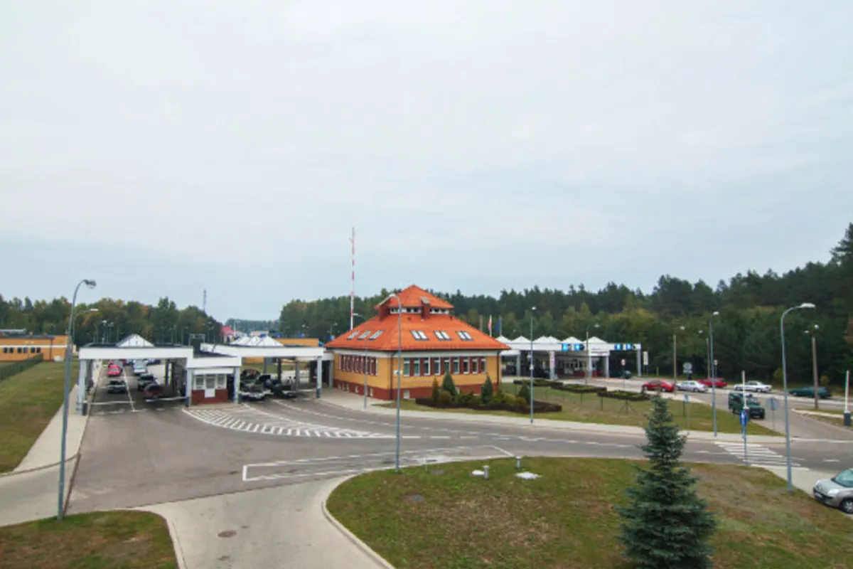 System odpraw celnych SOC-O na przejściu granicznym w Gołdapi